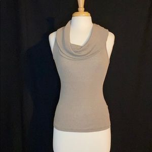 Sleeveless Michael Stars Shine Drape Neck Top